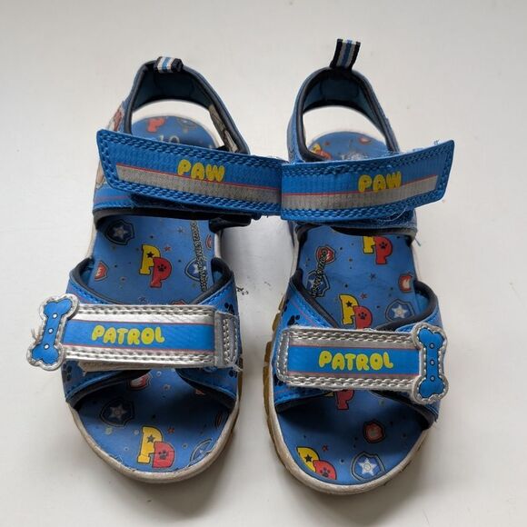 Nickelodeon TM Boy Sandals Paw Patrol Open Toed Kids Size 10 Light Ups - Picture 2 of 5